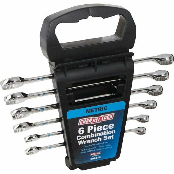 Channellock Metric 12-Point Combination Wrench Set 6-Piece 309478